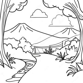 Beautiful Portuguese Landscape Coloring Page 42054-33234