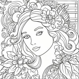 Colorful Pages Cover Coloring Page 42073-33249