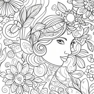 Colorful Pages Cover Coloring Page 42073-33250