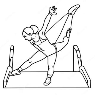 Gymnastics Coloring Page 420-330