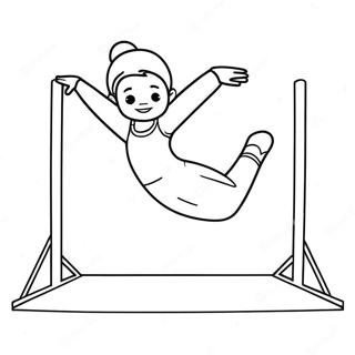 Gymnastics Coloring Page 420-332