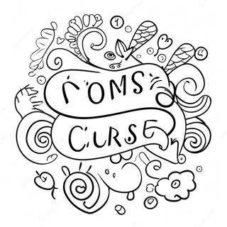 Funny Sayings Quote Curse Words Coloring Page 4210-3349