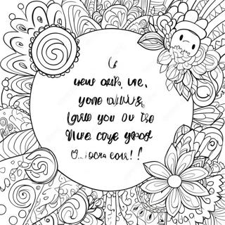 Funny Sayings Quote Curse Words Coloring Page 4210-3352