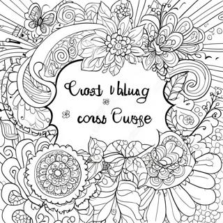 Creative Sayings Quote Curse Words Coloring Page 4211-3355