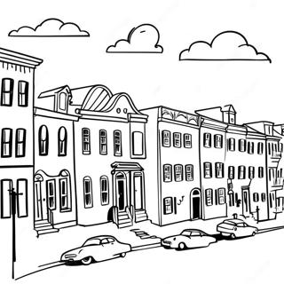 Charming Charleston Scenery Coloring Page 42164-33321