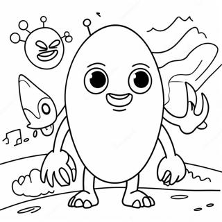 Monsters Vs Aliens Coloring Page 42193-33347