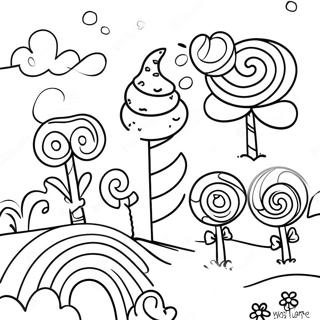 Sugar Rush Coloring Pages