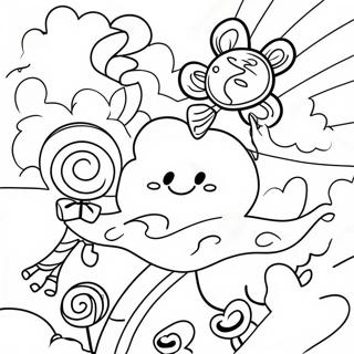 Sugar Rush Candy Land Coloring Page 42273-33398