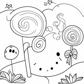 Sugar Rush Candy Land Coloring Page 42273-33400