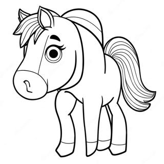 Clydesdale Horse Coloring Pages