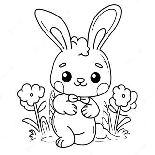 Pink Bunny Girl 43 Coloring Page 42303-33437