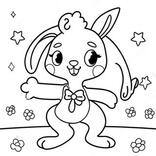 Pink Bunny Girl 43 Coloring Page 42303-33438