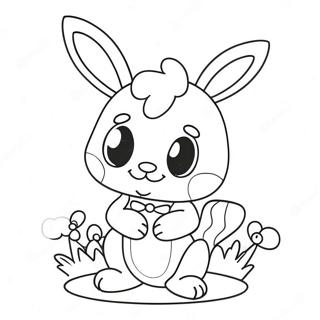 Pink Bunny Girl 43 Coloring Page 42303-33439