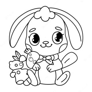 Pink Bunny Girl 43 Coloring Page 42303-33440