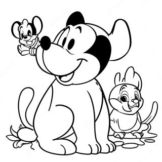 Página Para Colorir De Animal Da Disney 42313-33426