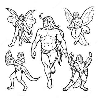 Transfiguration Coloring Pages