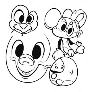 Disney Doorables Coloring Page 42333-33447