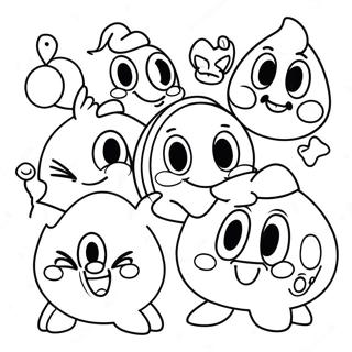 Cute Disney Doorables Characters Coloring Page 42334-33480