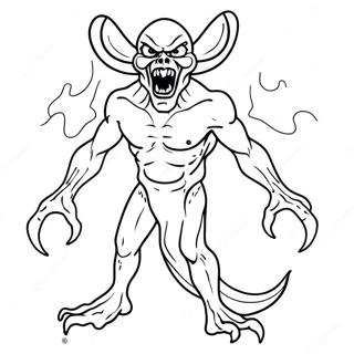 Demonic Horror Coloring Pages