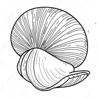 Clam Coloring Pages