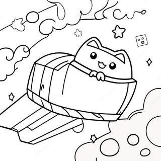 Nyan Cat Coloring Pages