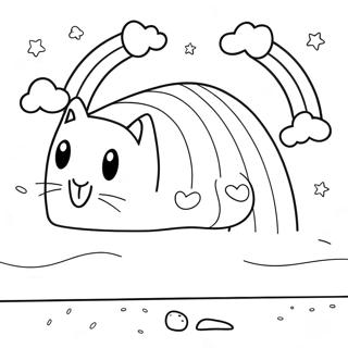 Nyan Cat Coloring Pages