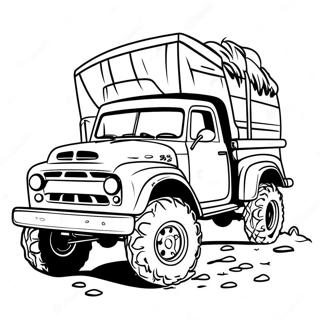 Mud Truck Off Road Adventure Coloring Page 42413-33517