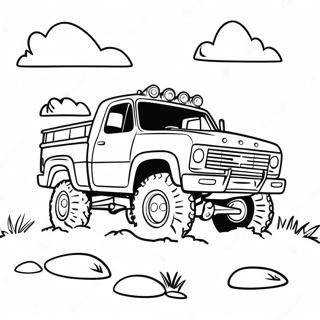 Mud Truck Off Road Adventure Coloring Page 42413-33518