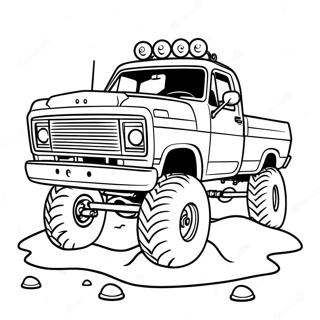 Mud Truck Off Road Adventure Coloring Page 42413-33519