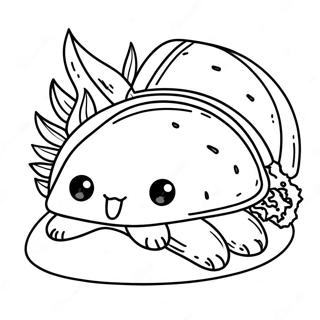 Taco Cat Coloring Page 42593-33650