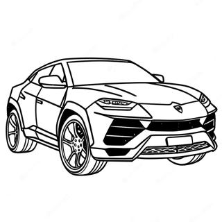 Lamborghini Urus Renn-Ausmalbild 42644-33707