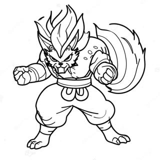 Kurama Coloring Pages