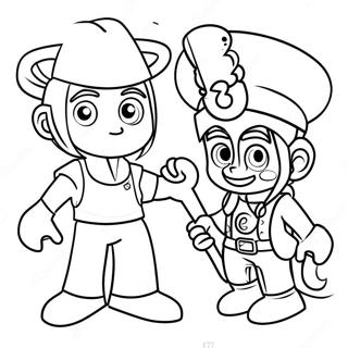 Blooket Game Characters Coloring Page 42714-33757