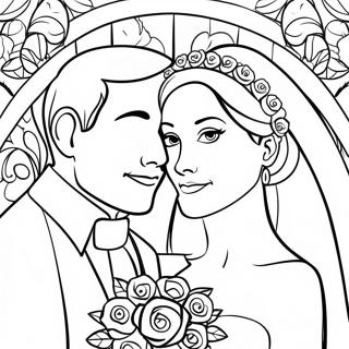 Wedding Day Wedding Coloring Pages