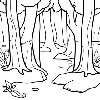 Forest Coloring Pages