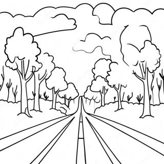 Road Coloring Pages