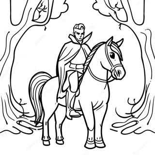 Sleepy Hollow Headless Horseman Coloring Page 42884-33897