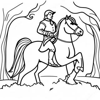 Sleepy Hollow Headless Horseman Coloring Page 42884-33899