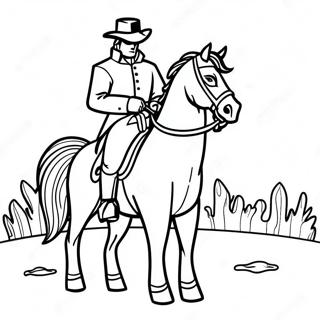 Sleepy Hollow Headless Horseman Coloring Page 42884-33900