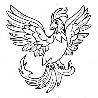 Phoenix For Adults Coloring Pages