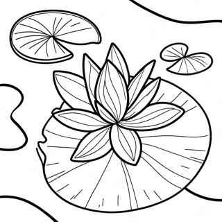 Lily Pad Coloring Page 42913-33916