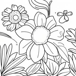 Nebraska State Flower Coloring Pages