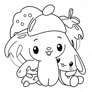 Cinnamoroll With Cute Friends Coloring Page 42-37