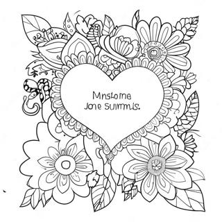 Soulmate Love Quotes Coloring Page 4300-3417