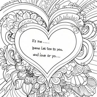 Soulmate Love Quotes Coloring Page 4300-3418