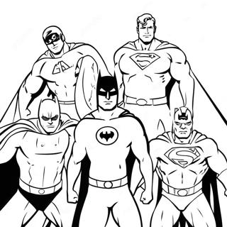 Dc Superheroes Coloring Page 430-339