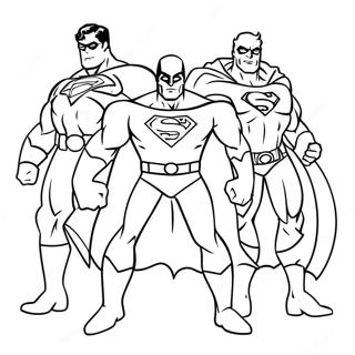 Dc Superheroes Coloring Page 430-340