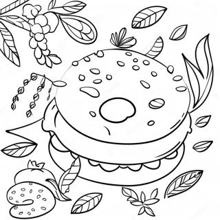 Bagel Coloring Page 43133-34101