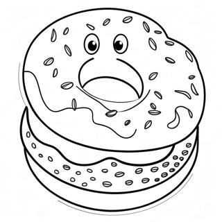 Bagel Coloring Page 43133-34102