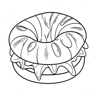 Bagel Coloring Page 43133-34104